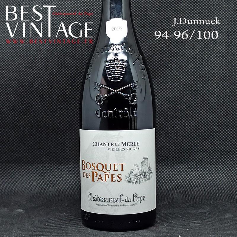 Bosquet des Papes Chateauneuf du Pape Chante Le Merle 2019 - vin rouge