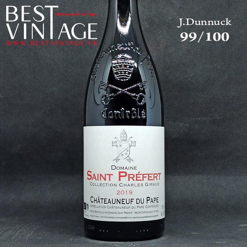 Saint Prefert Châteauneuf-du-Pape Collection Charles Giraud 2019 - vin rouge