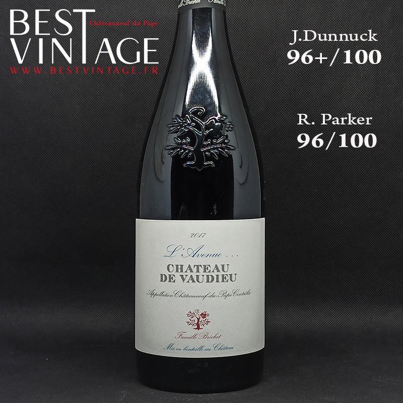 Vaudieu Châteauneuf-du-Pape L'Avenue 2017 - vin rouge