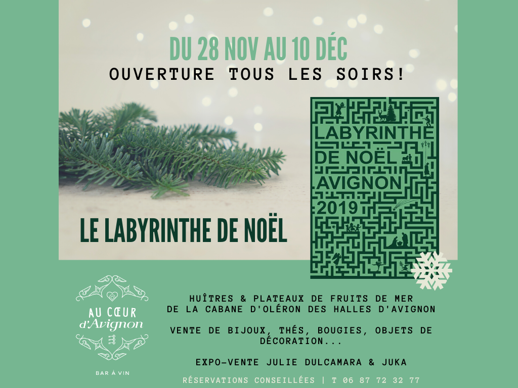 Le Labyrinthe de Noël Au Coeur d'Avignon